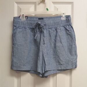 GAP LINEN PULL ONWomen's Blue Shorts. Size S NWT